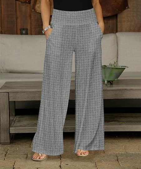 Buy π Bon Apple Tea Gray & White Grid Pocket Pants - π© Women & Plus π 1 Buy π Bon Apple Tea Gray & White Grid Pocket Pants - π© Women & Plus π