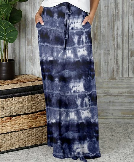 Best reviews of π€© Bon Apple Tea Navy & Cream Tie-Dye Drawstring Maxi π Skirt - π© Women π 1 Best reviews of π€© Bon Apple Tea Navy & Cream Tie-Dye Drawstring Maxi π Skirt - π© Women π