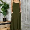 Best reviews of 🌟 Bon Apple Tea Olive Textured Sleeveless Maxi 👗 Dress - 👩 Women 😉