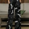 Best deal 😀 Bon Apple Tea Black & Gray Bat Pocket Wide-Leg Pants - Plus 💯