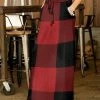 Best reviews of 🛒 Bon Apple Tea Red & Black Buffalo Check Drawstring Maxi 👗 Skirt - 👩 Women & Plus 🌟
