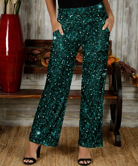 Hot Sale β Bon Apple Tea Turquoise & Black Speckle Pocket Straight-Leg Pants - π© Women & Plus β 1 Hot Sale β Bon Apple Tea Turquoise & Black Speckle Pocket Straight-Leg Pants - π© Women & Plus β