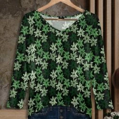 Best reviews of 😉 Bon Apple Tea Olive & Green Floral V-Neck Tunic - 👩 Women & Plus 🤩