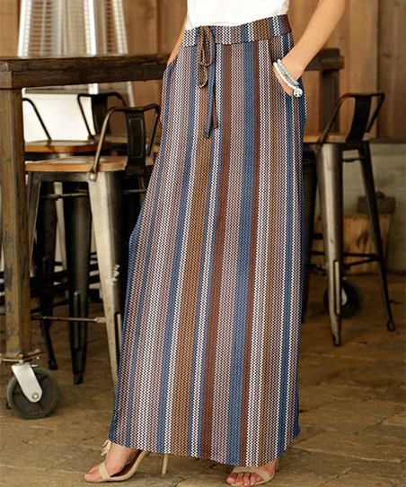 Cheapest π Bon Apple Tea Mauve & Brown Weave-Print Pocket Maxi π Skirt - π© Women & Plus π― 1 Cheapest π Bon Apple Tea Mauve & Brown Weave-Print Pocket Maxi π Skirt - π© Women & Plus π―